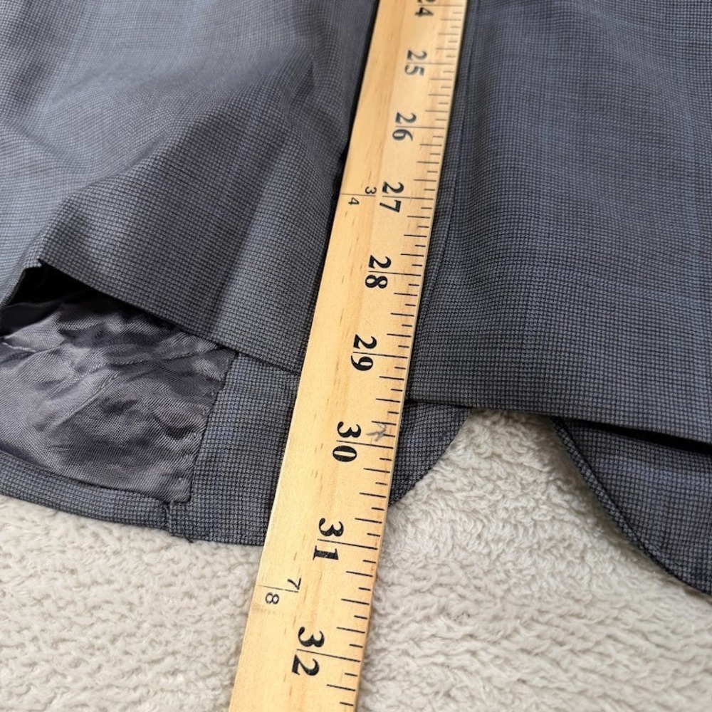 Saks Fifth Avenue Ermenegildo Zegna Mens 44R Blazer Blue Plaid Made in Italy EUC - Picture 13 of 13